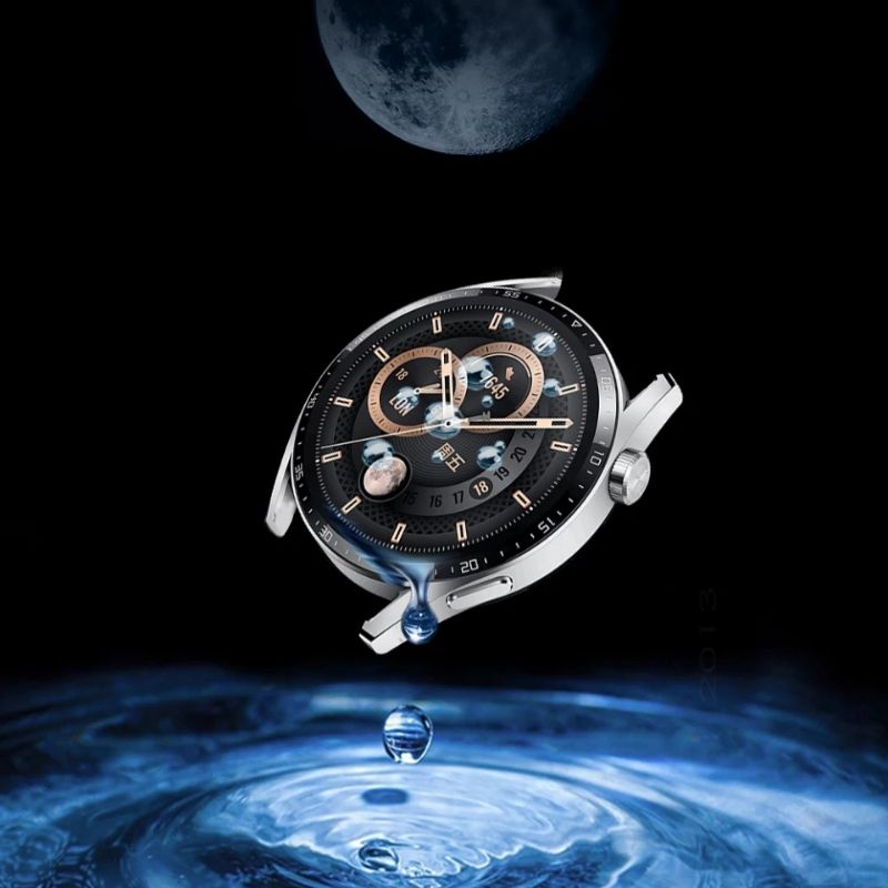 [Tặng 1 miếng 2D/TPU khi mua 2 miếng cường lực 3D] Cường lực 3D Cạnh Cong Full mặt kính cho Huawei Watch GT3 46mm / 42mm