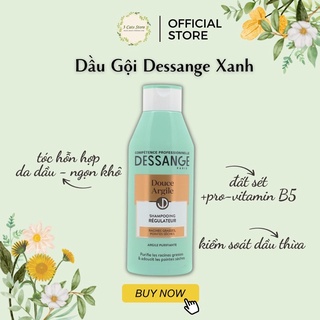 Dầu gội dessange xanh của pháp dành cho tóc dầu, nhanh bết, hay ngứa – chai 250 ml