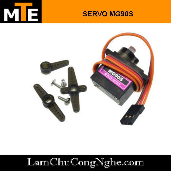 Động Cơ RC Servo MG90S ( Bánh răng kim loại)