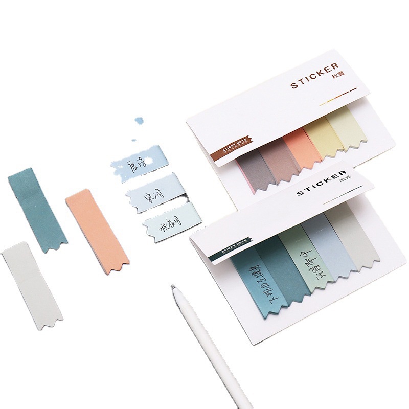 Giấy ghi chú màu gradient ngọt ngào xinh xắn tiện dụng