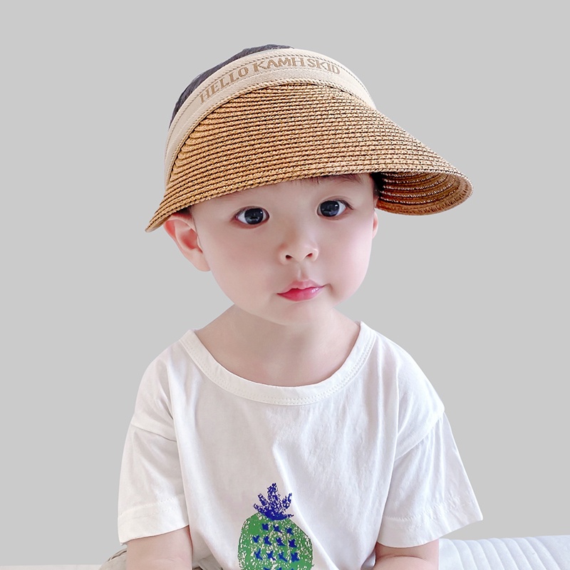 Nón Cói Che Nắng Hở Chóp Thời Trang Đi Biển Mùa Hè Cho Mẹ Và Bé