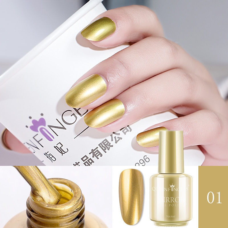 Hàng Có Sẵn Bộ Sơn Móng Tay Zhifei 12 Màu Sơn Móng Tay Tráng Gương Nghệ Thuật 8Ml 12 Màu Tùy Chọn Sơn Móng Tay Tráng Gương Không Bong Tróc Nhanh Khô Bền Màu Tùy Chọn Thanh Toán Khi Nhận Hàng