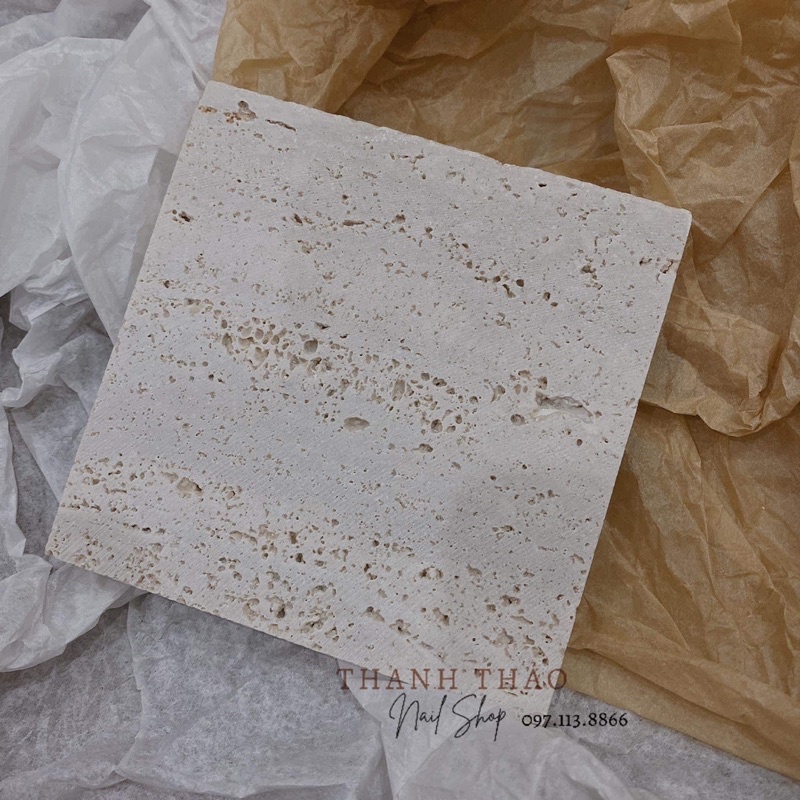 Gạch decor - Phụ kiện chụp ảnh gạch vuông &amp; tròn MaiAnhNails