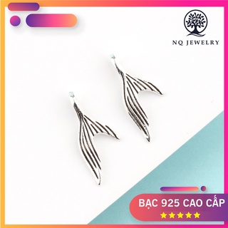 Charm bạc đuôi cá treo