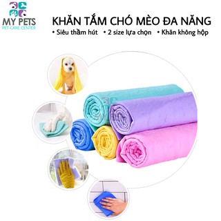 Khăn tắm dành cho chó mèo đa năng, siêu thấm hút - Loại không hộp