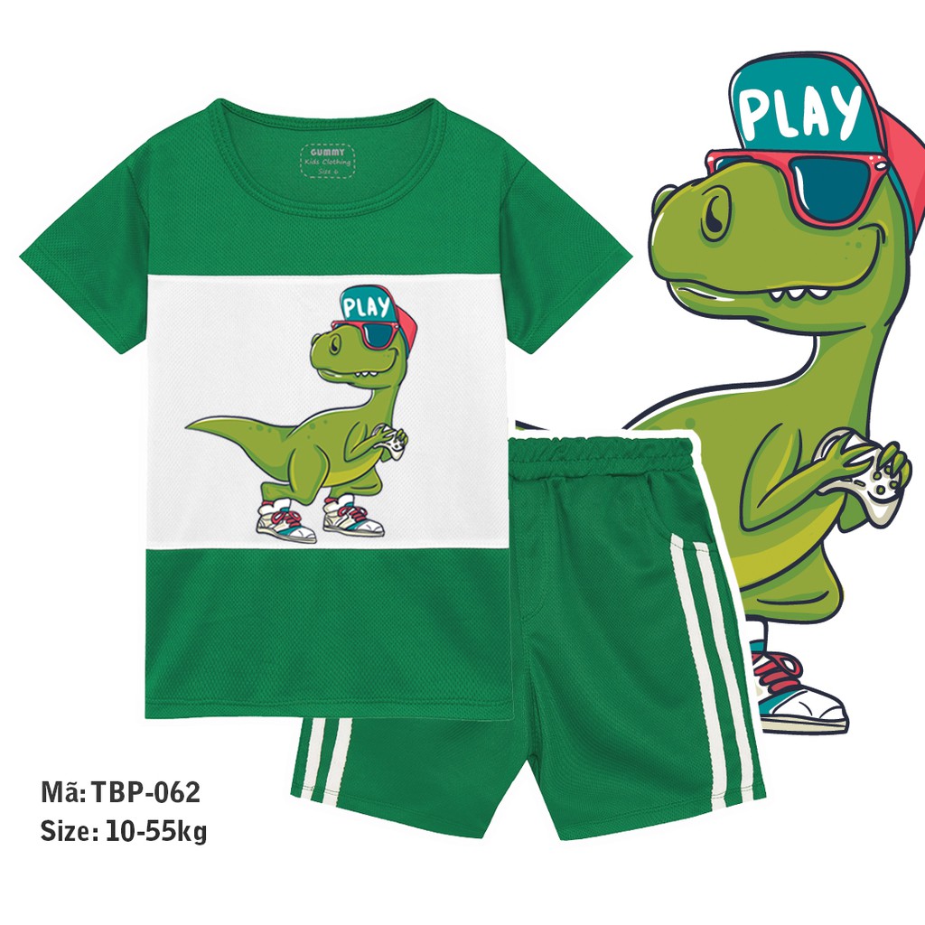 TBP-Bộ thun bé trai GUMMY 10-55kg k