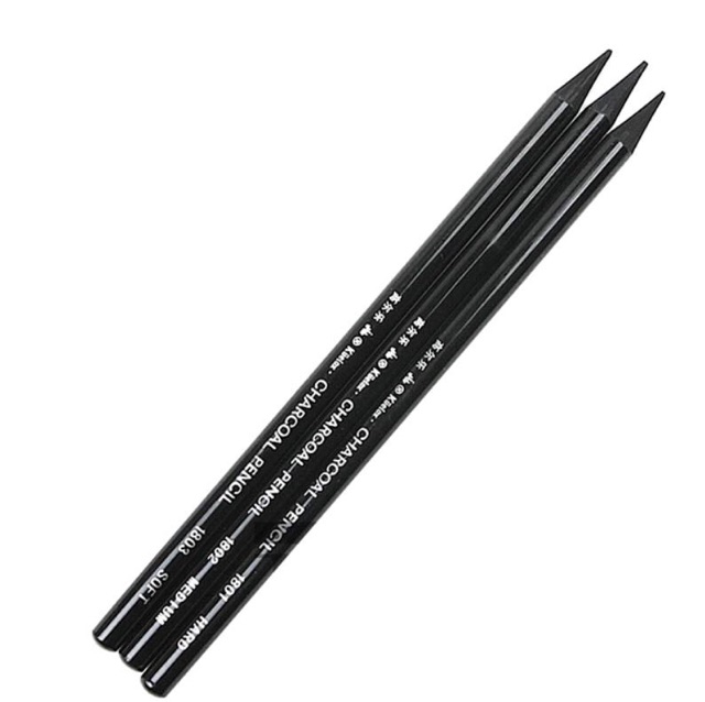 Chì than cao cấp Charcoal Pencil Soft 1803 chính hãng Kuelox - 1 cây