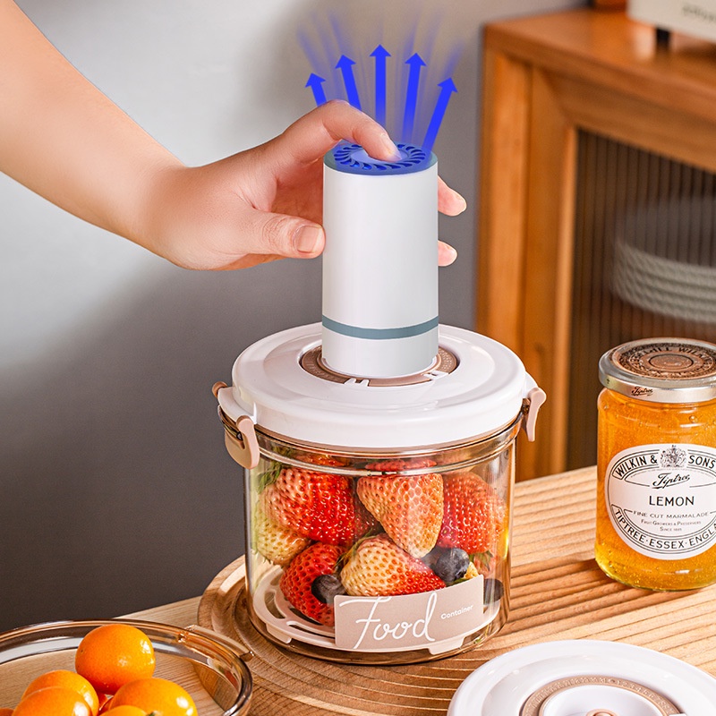 Hộp Đựng Thực Phẩm Hút Chân Không Kín Khí Kích Thước Lớn Dùng Cho Tủ Lạnh Nhà Bếp