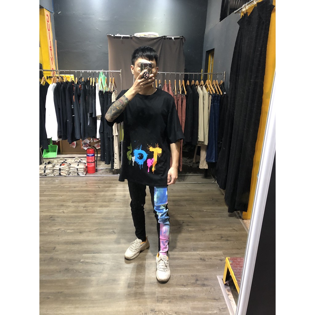 Quần Kaki - Tiedye-Skinny Pants