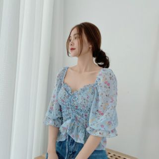 Áo voan hoa bèo xinh