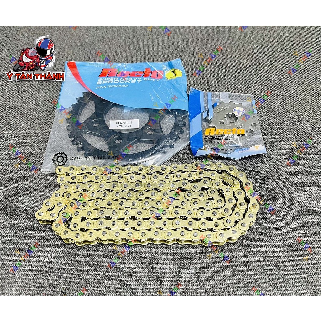 nhông sên đĩa recto xe moto benelli 125cc MS 203