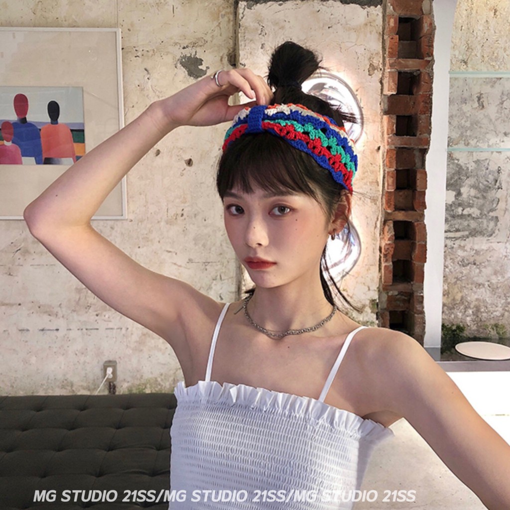 Băng Đô MG STUDIO Thiết Kế Đan Tay Phong Cách Vintage