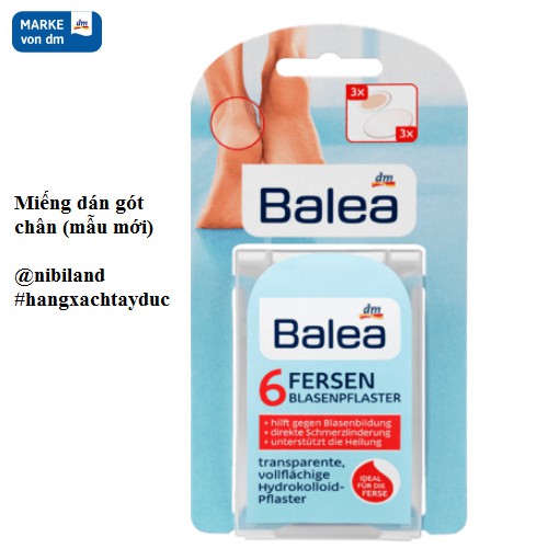 Miếng dán gót giày cao gót Balea