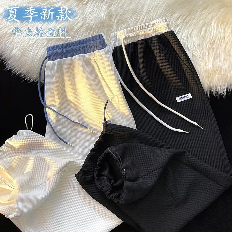 Quần harem Dáng Rộng Lưng Thun Co Giãn Thoáng Khí Thoải Mái Phong Cách Thời Trang Nhật Bản Cho Nam Giới Có size Lớn M-3XL