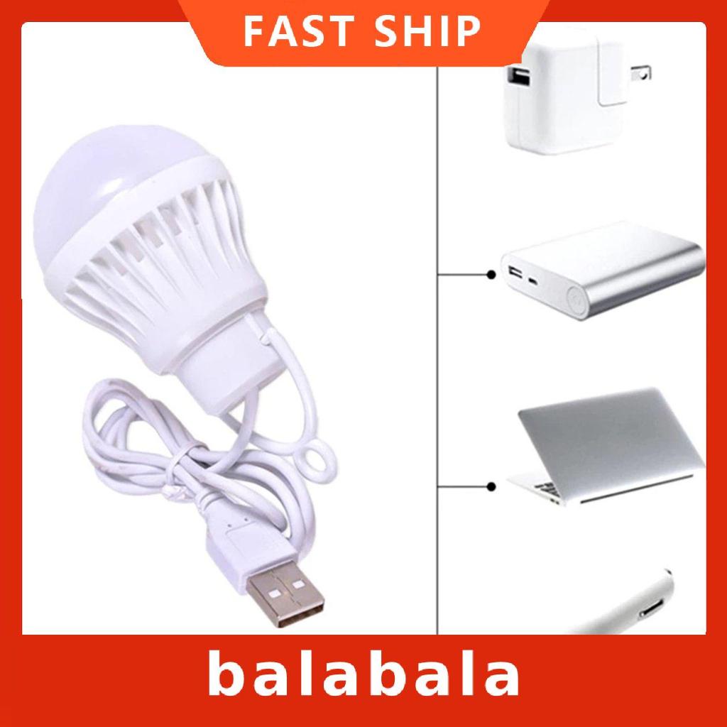 Bóng đèn LED 1.2m sạc cổng USB tiện dụng cho cắm trại/leo núi