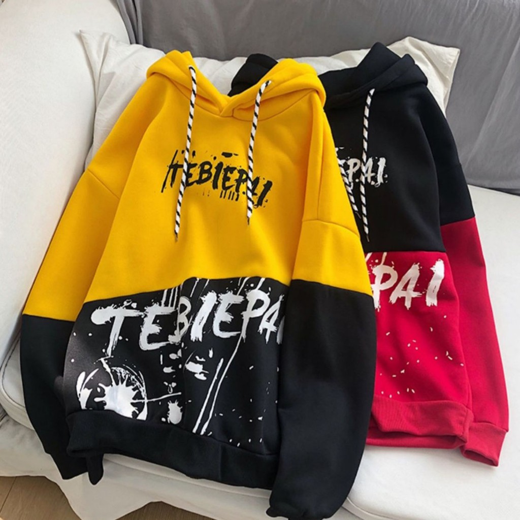 ÁO HOODIE unisex phối in TEBIEPAI
