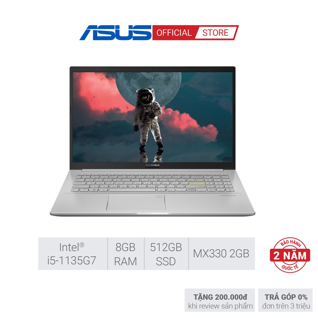 Laptop Asus VivoBook A515EP-BQ498T i5-1135G7 | 8GB | 512GB | MX330 2GB | 15.6FHD |W11