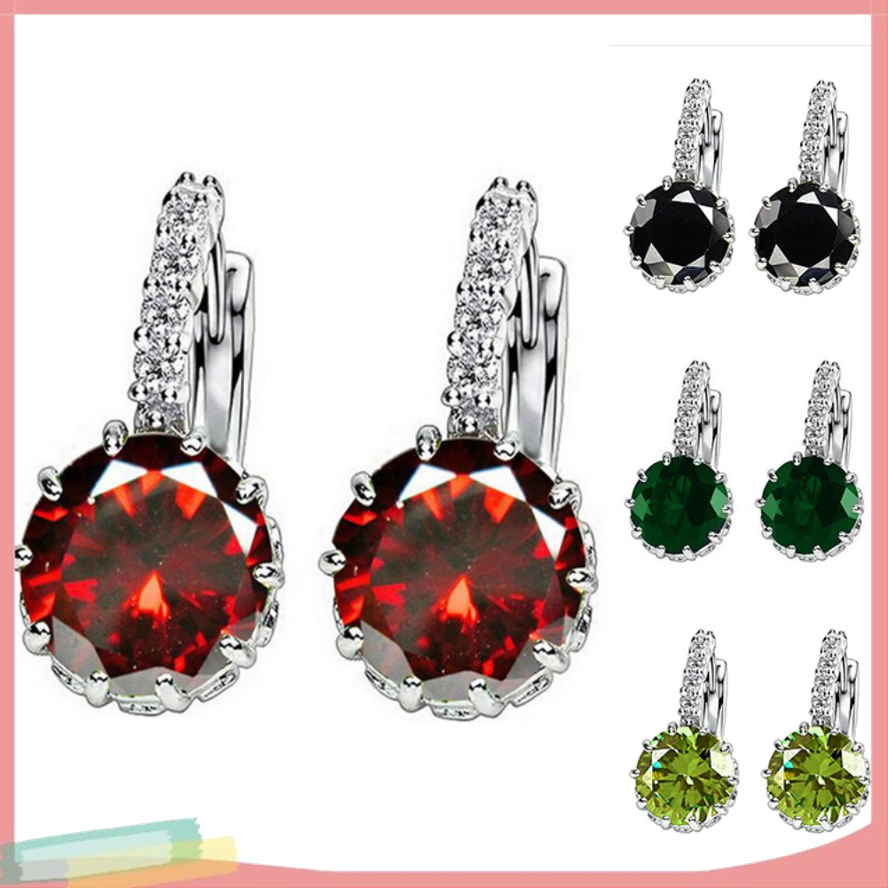 Đôi Khuyên Tai ĐíNh Zirconia LấP LáNh ThờI Trang Cho Nữ