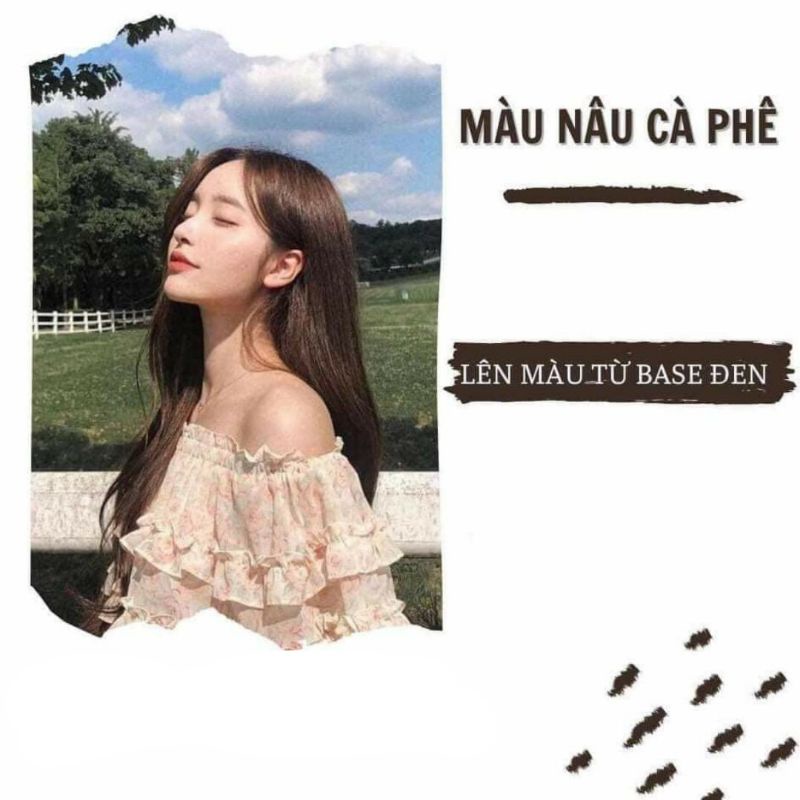 💥 [ FREESHIP EXTRA ]  💥 Thuốc nhuộm tóc màu Nâu cà phê 🌟