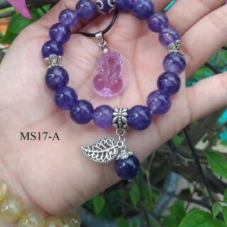 Bộ trang sức tì hưu mix bạc ta