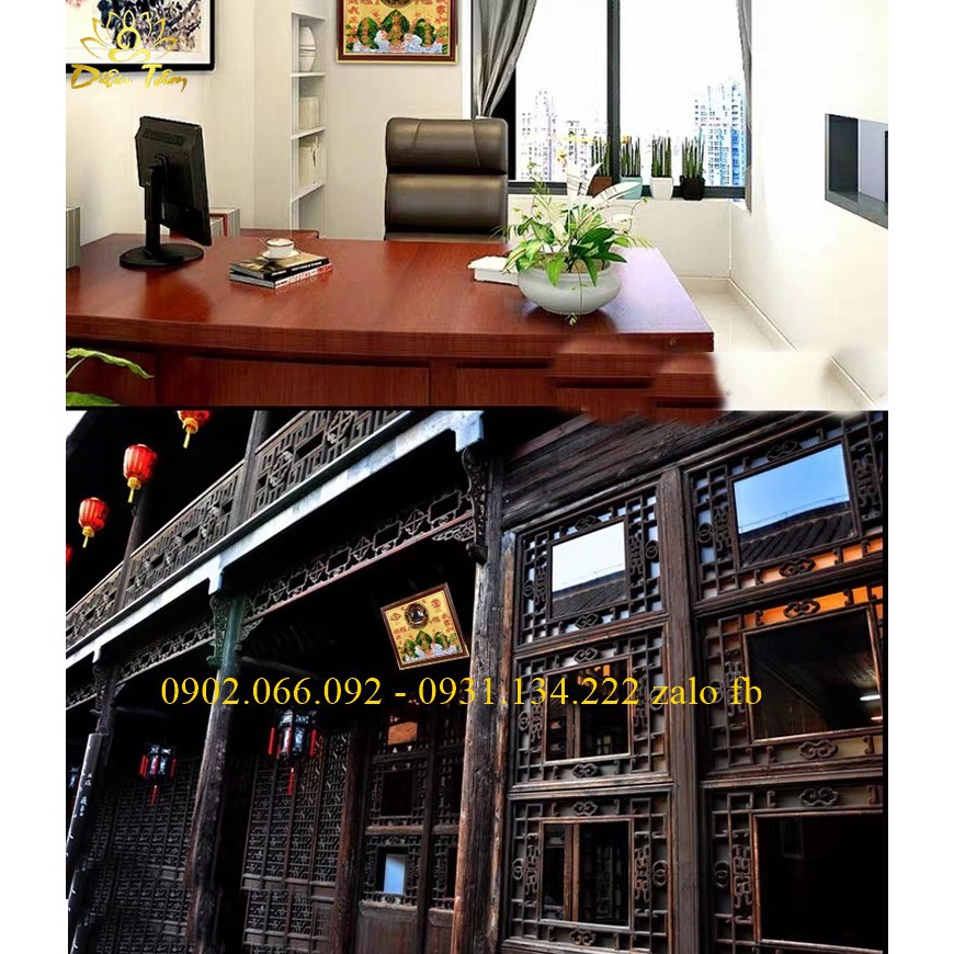 Tranh sơn hải trấn - tranh phong thủy treo thay gương bát quái | BigBuy360 - bigbuy360.vn