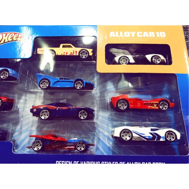 Bộ xe sắt HotWheel 10 cái