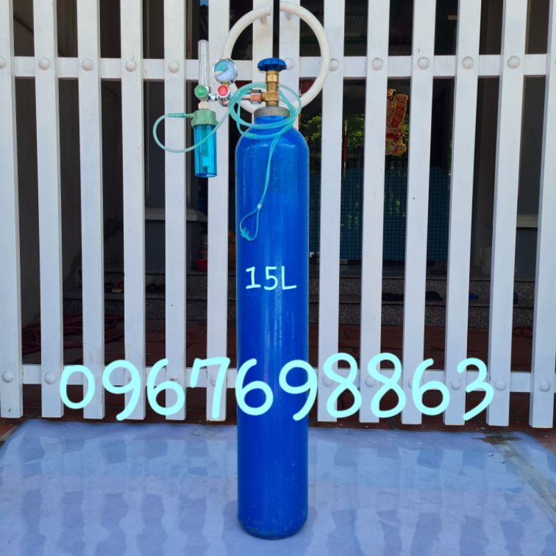 Trọn Bộ Bình Oxy Y Tế 15Lít Sử Dụng Ngay