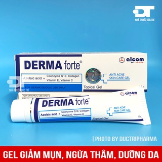 Derma Forte Gel 15g - Bản Mới Advanced. Giảm mụn, mờ thâm, dưỡng da