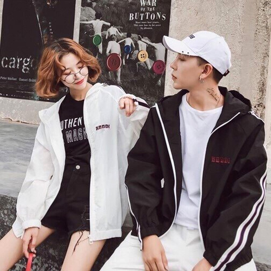 Áo khoác nam nữ cặp đôi gió dù 2 lớp chống nắng GOODI thời trang hàng chuẩn shop-A131 - June Shop