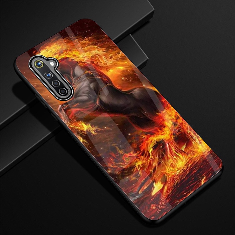 Ốp Lưng REALME 6, 6 PRO mặt kính cường lực cao cấp thiết kế Độc Quyền