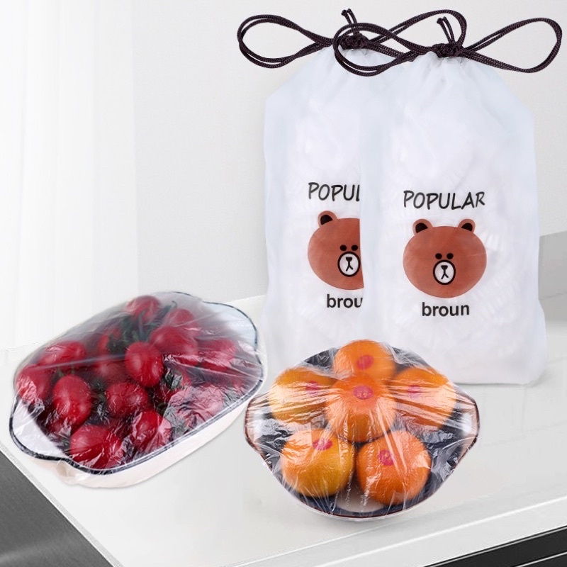 Set 100 cái màng bọc thực phẩm