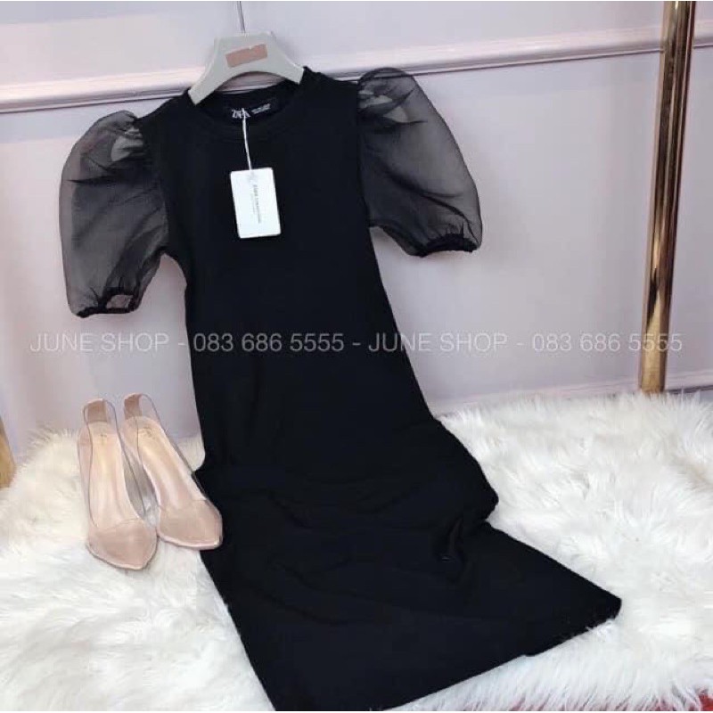 ban buôn váy đen tay bồng | BigBuy360 - bigbuy360.vn