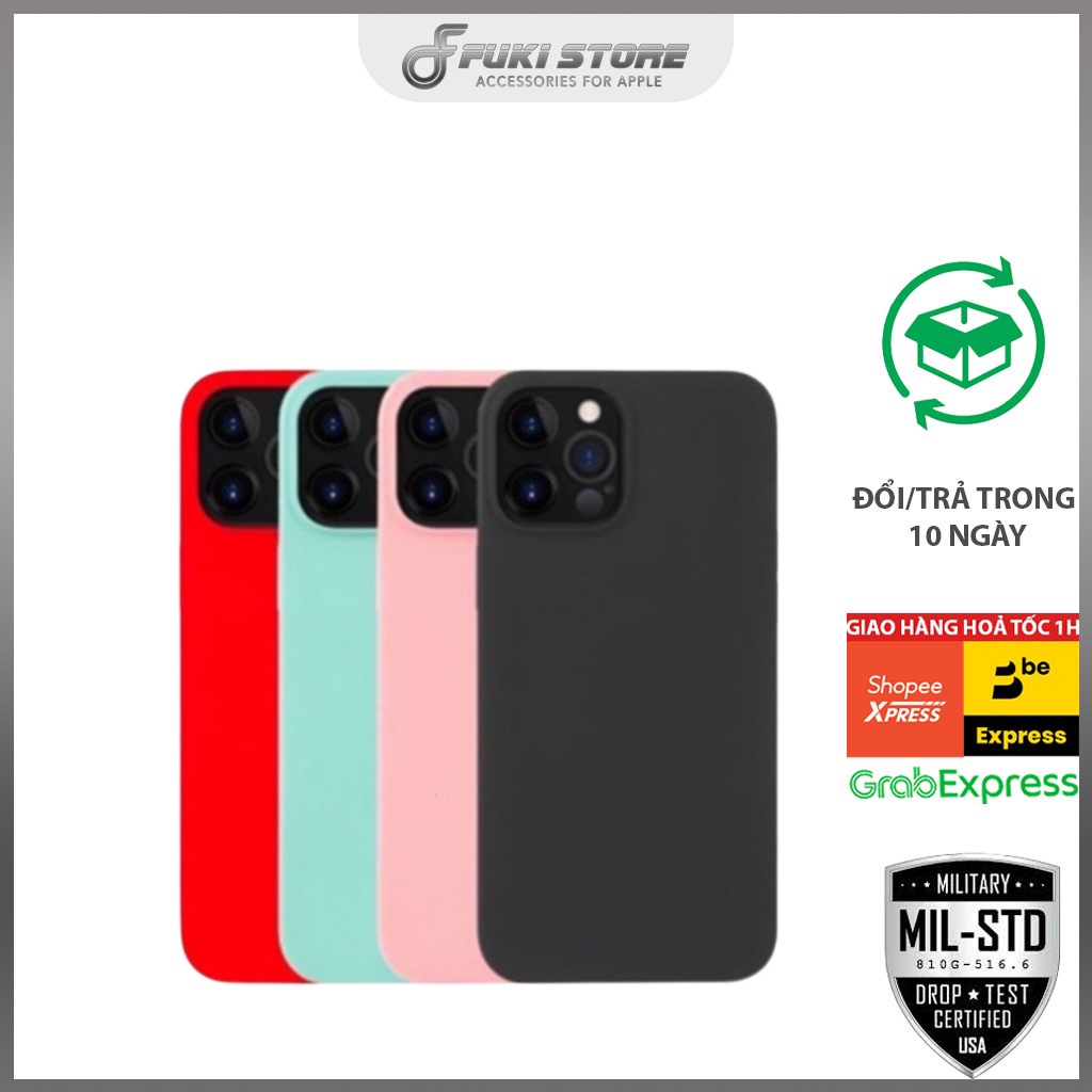 Ốp lưng Memumi TPU cho iP 14 Prm 14 Pro 14 silicone màu chống bám bẩn siêu mềm mịn chính hãng