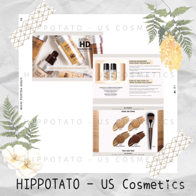 🌸 Make Up For Ever MUFE Ultra HD Foundation - Kem nền - Sample