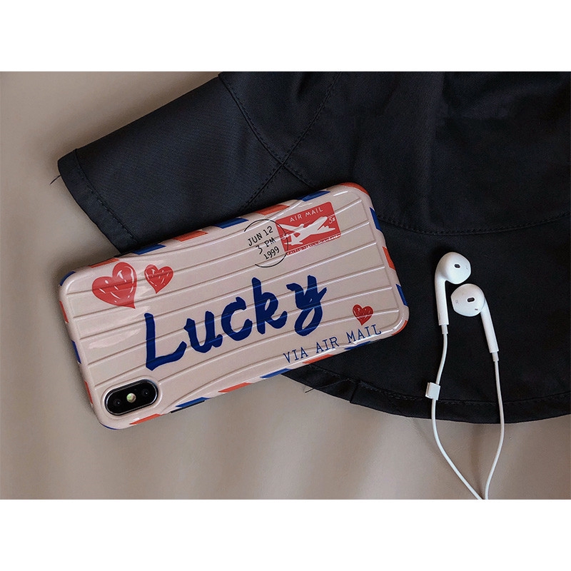 Ốp Điện Thoại In Chữ Lucky Xinh Xắn Cho Iphone Xs Max / Xr | BigBuy360 - bigbuy360.vn