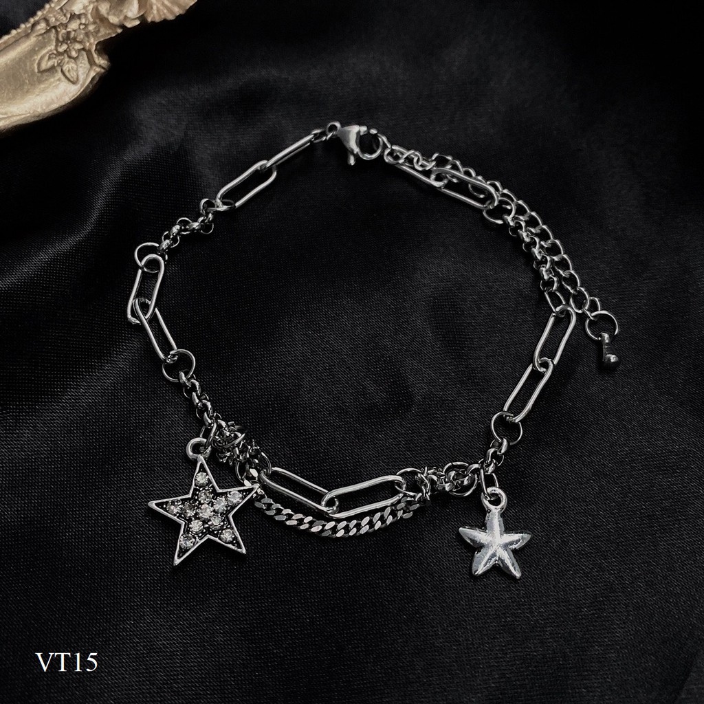 Vòng tay đính sao xen kẽ VT15 Maycorner