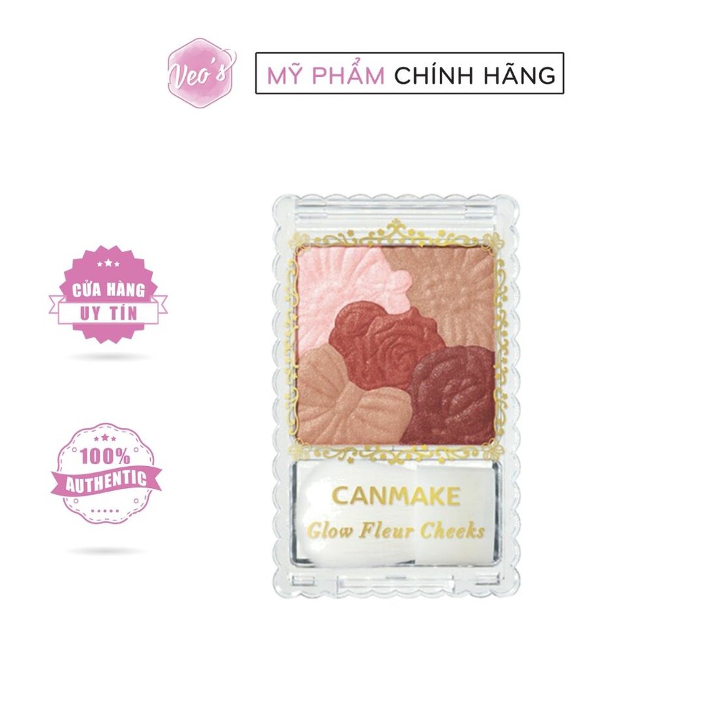 Phấn má hồng Canmake Glow Fleur Cheeks