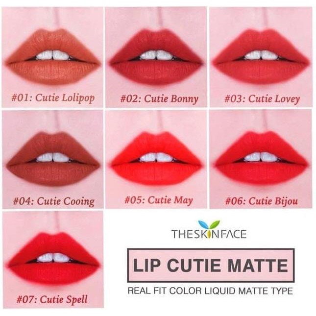 SON KEM LÌ THE SKIN FACE LIP CUTIE MATTE