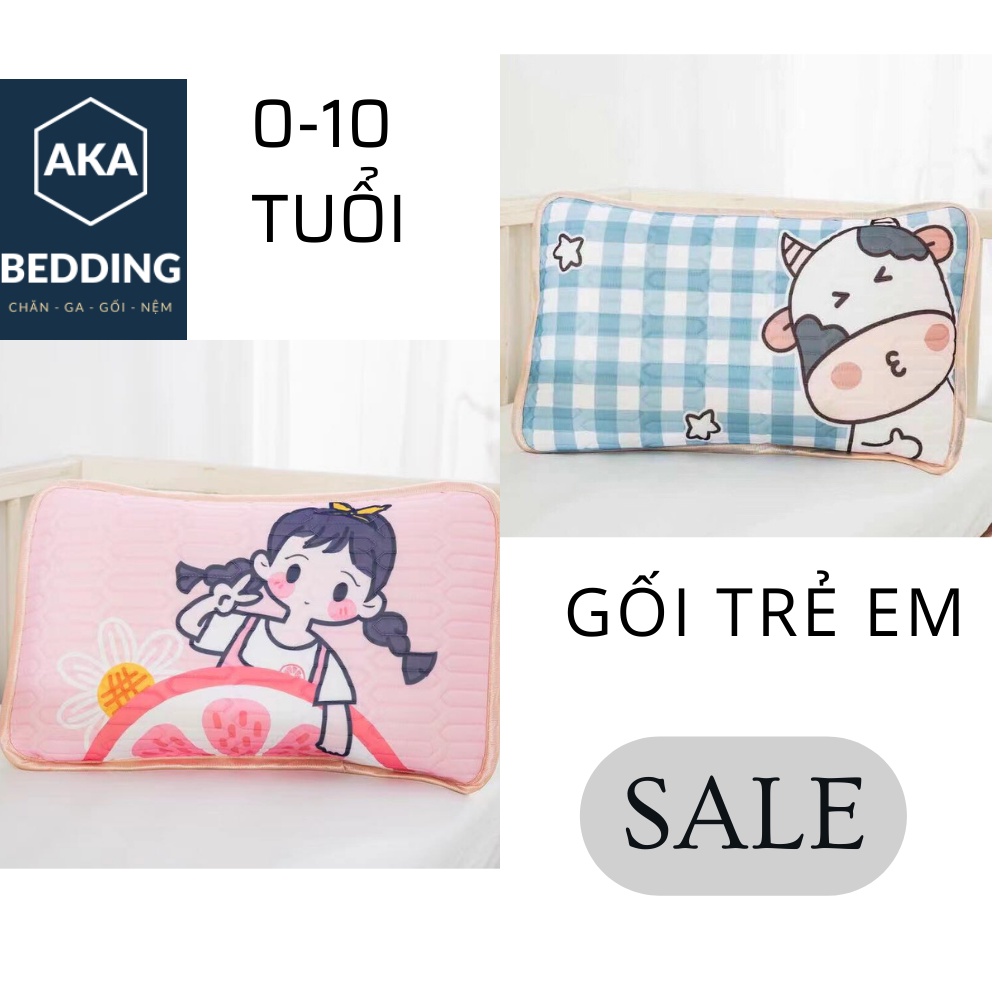 Gối trẻ em mang đi học, ở nhà cực tiện dụng, mềm mát