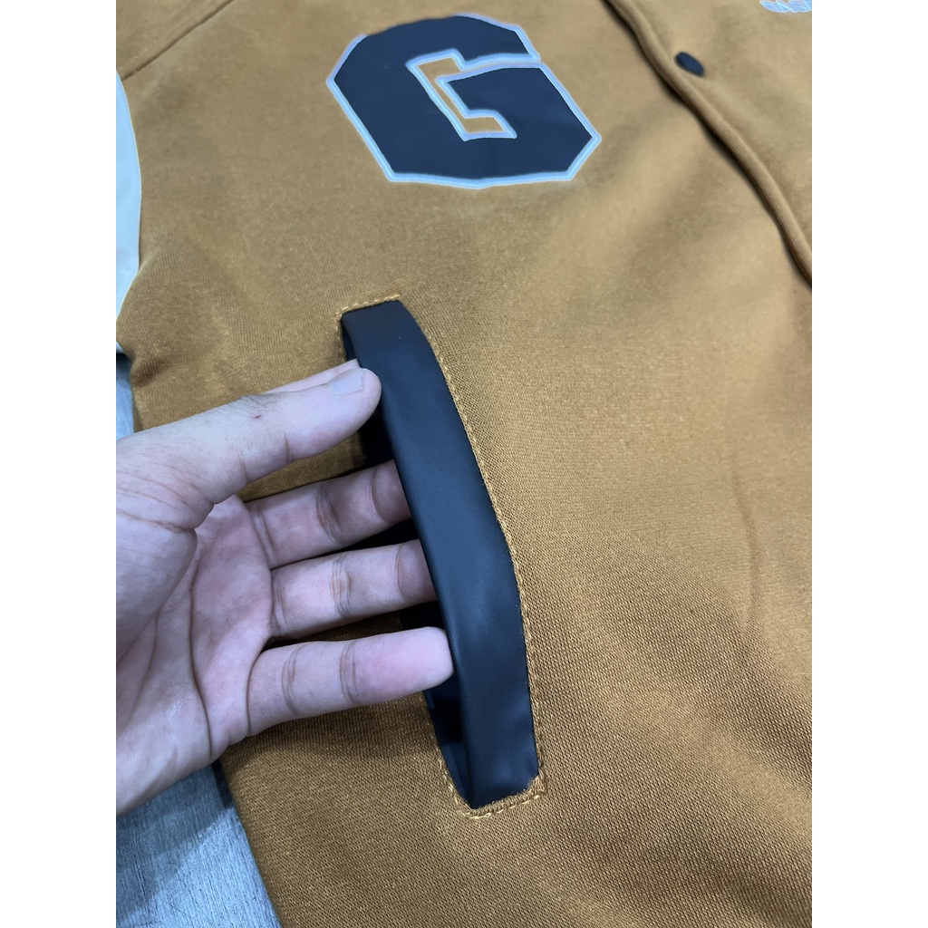 Áo Bomber 💯 MLBNY Chữ G 💯 Limited Unisex Nam Nữ Cá Tính Siêu Đẹp