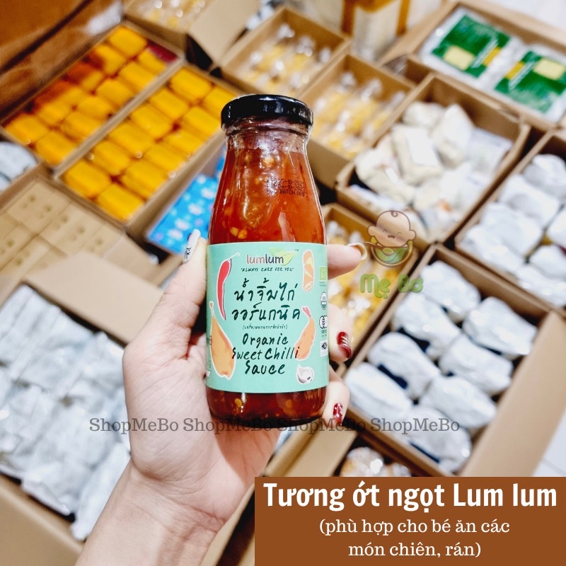 Tương ớt ngọt hữu cơ Lumlum - cho bé trên 1 tuổi