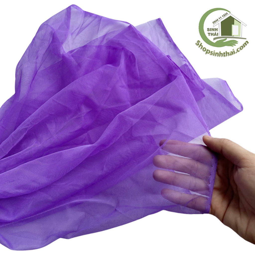 Vải voan màu tím