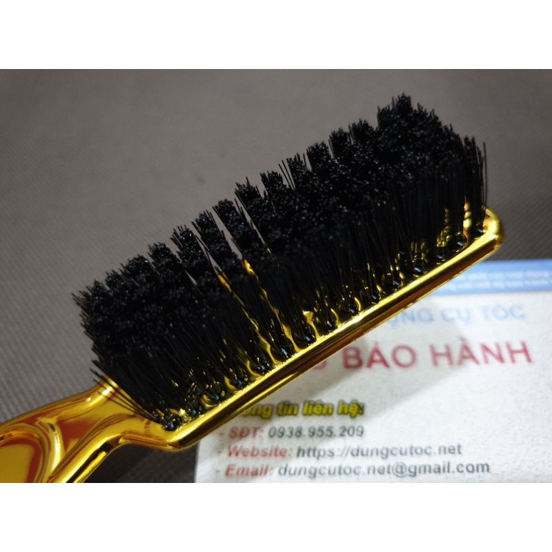 Chổi Phủi Tóc Chuyên Fade, Cây Phủi Tóc Barber Lông Mềm Mạ Vàng 18K.(Ảnh thật)