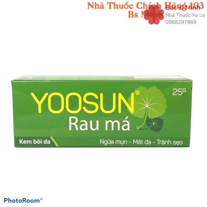 Yoosun Rau Má Kem bôi da giảm rôm sẩy mần ngứa và ngăn ngừa mụn 20gr