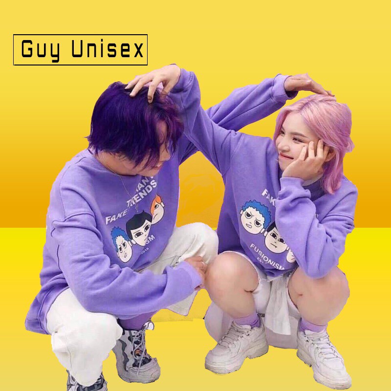 Áo Sweater nỉ dài tay TOO MANY mùa thu đông