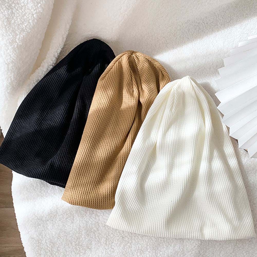 Mũ beanie thoáng khí màu trơn kẻ sọc nhiều màu phong cách hip hop thời trang cho nam và nữ