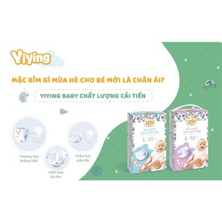 Bỉm Yiying hơi thở bông nội địa trung  dán/quần S72/M60/L52/XL44/XXL40/XXXL36