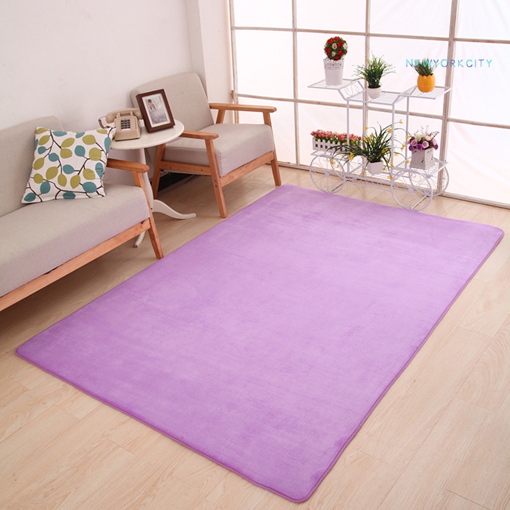 Thảm Lông Cừu San Hô Dày Chống Trượt Trang Trí Phòng Khách / Phòng Ngủ