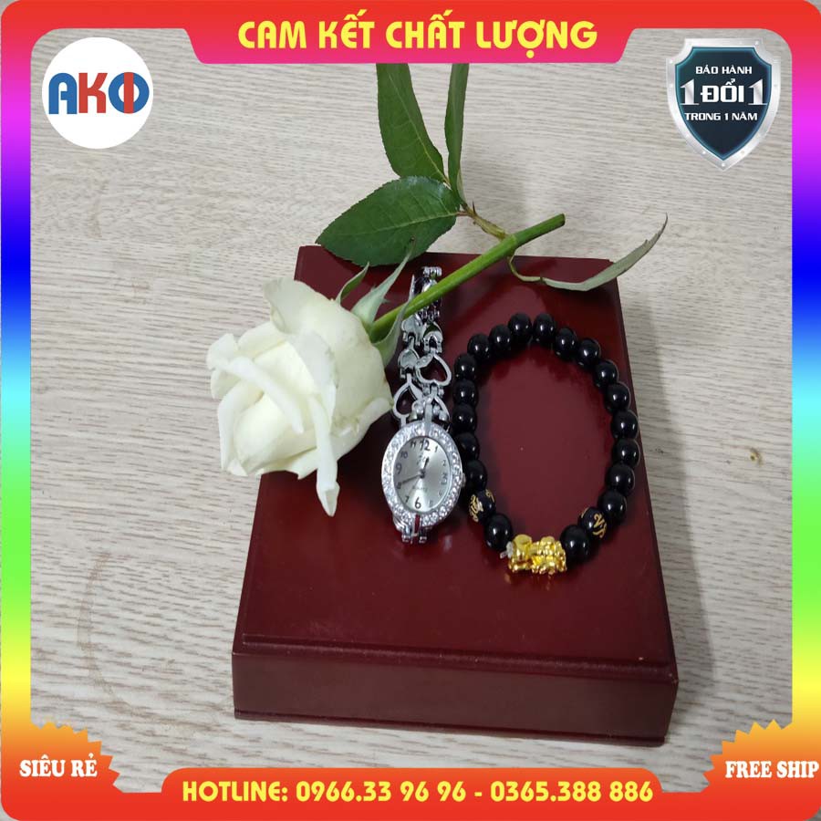 Đồng hồ thời trang nữ - AKIONU_001_B - Cam kết hàng chính hãng - Bảo hành 1 đổi 1 trong vòng 1 năm - Freeship