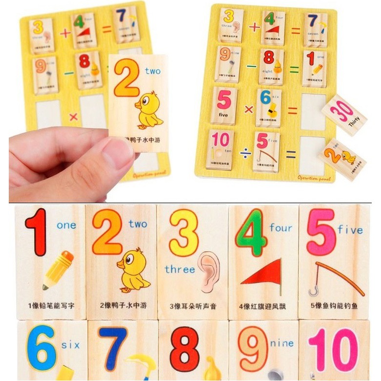 Bộ trò chơi Domino số học